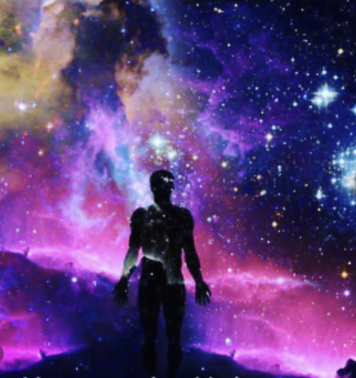 Esoteric person in cosmic landscape